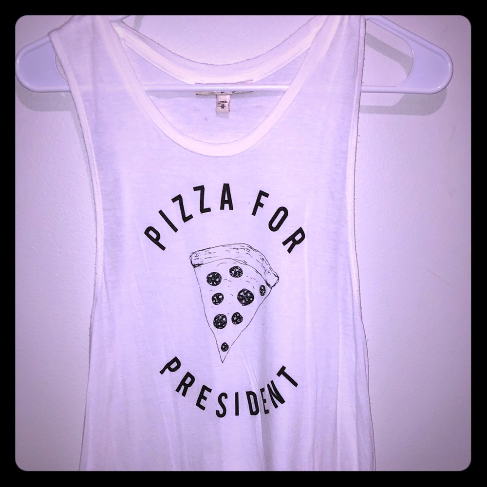 Express ‘Pizza for President’ tank top